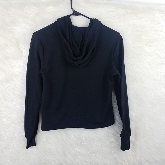 RUN DMC Cropped hoodie black small - Picture 2 of 2